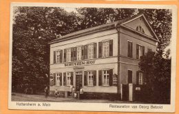 Hattersheim Am Main Restauration Von Georg Betzold 1910 Postcard - Hattersheim