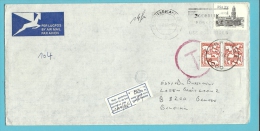 Brief Vanuit KAAPSTAD / RSA,getaxeerd (taxe) Met TX 79 Met Stempel BRUGGE - Brieven En Documenten