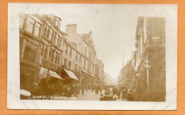 Dunfermline High Street 1910 Real Photo Postcard - Fife