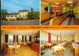 Neustadt Weinstraße Gimmeldingen Restaurant Pfälzer Land Kegelbahn 70er - Neustadt (Weinstr.)