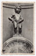 Cpsm - Bruxelles - Manneken Pis - 1952 - (9x14 Cm) - Personnages Célèbres