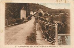 BRINON SUR BEUVRON - Entrée De Courcelles Et Le Pont - 1949 - Brinon Sur Beuvron