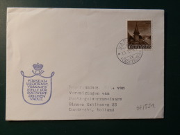 37/551  LETTRE     CP.  LIECHTENSTEIN - Cartas & Documentos