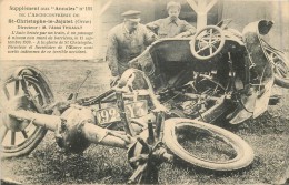 61 ST CHRISTOPHE LE JAJOLET - L'Auto Brisée Par Un Train à Un Passage à Niveau - Autres & Non Classés