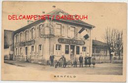 67 // BENFELD   A La Ville De Strasbourg   Hotel Restaurant   ANIMEE  ** - Benfeld