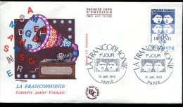 FDC 15/01/85 : La FRANCOPHONIE - Autres & Non Classés