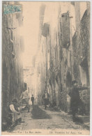 Delcampe - 83 // LORGUES   La Rue Droite,   édit Pourrières,   ANIMEE - Lorgues