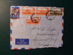 37/579  DEVANT DE   LETTRE POUR LA BELG. - Used