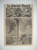 GRAVURE 1869. LE NOUVEAU LIVRE DE VICTOR HUGO. UNE SCENE DE L’HOMME QUI RIT. EXPLICATIF AU DOS. - Estampes & Gravures