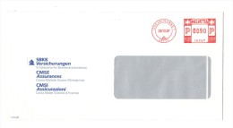 Suisse: Enveloppe Lausanne Depot, CMSE Assurances (13-3854) - Postage Meters
