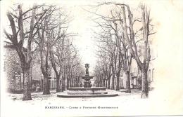 MARIGNANE - Cours Et Fontaine Monumentale - Marignane