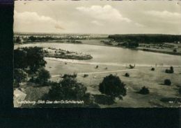 Wolfsburg Blick über Den Großen Schillerteich Luftbild Sw 4.10.1955 Kleinformat - Wolfsburg