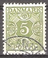 DENMARK  # PORTO 5 ØRE - Portomarken