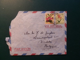 37/595   LETTRE  POUR LA BELG. - Usati