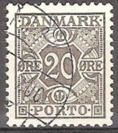 DENMARK  # PORTO 20 ØRE - Segnatasse