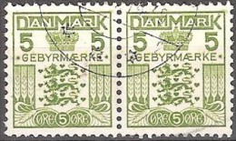 DENMARK # GEBYRMÆRKE 5 ØRE - Revenue Stamps