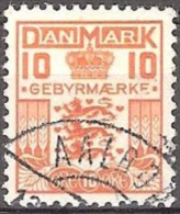 DENMARK # GEBYRMÆRKE 10 ØRE - Revenue Stamps