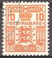 DENMARK # GEBYRMÆRKE 10 ØRE - Revenue Stamps