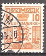 DENMARK # GEBYRMÆRKE 10 ØRE - Fiscali