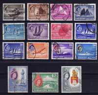 Singapore - 1955/58 - Definitives (Part Set) - Used - Singapour (...-1959)