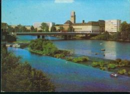 Mülheim Ruhr Schloßbrücke Brücke Bürogebäude 19.2.1978 - Muelheim A. D. Ruhr