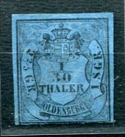 1953 - ALTDEUTSCHLAND-OLDENBURG - Mi.Nr. 2 (Type IV ??) Ohne Gum - GERMANY-OLD STATES-BREMEN - Mint Stamp W/o Gum - Oldenbourg
