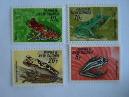 Papoea-Nieuw-Guinea Papouasie Nouvelle-Guinée 1968 Frogs Grenouille Kikkers Yv 130-133 MNH ** - Grenouilles