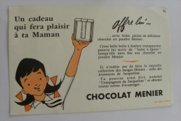 Buvard Chocolat MENIER  Les Compagnons De JACQUELINE - Boite - Chocolat
