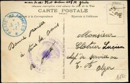 MAROC - CPA EN FM, CACHET SPECIAL " TROUPES D'OCCUPATION / BATAILLON DU GENIE ", OBL. POSTE AUX ARMÉES LE 5/5/1943 - TB - Usati