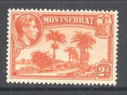 MONTSERRAT, 1938 2d (P13) Very Fine Light MM , Cat £23 - Montserrat