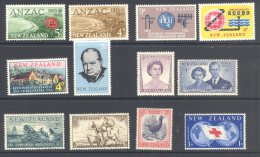 NEW ZEALAND, 1955-62, Six Complete Sets Fine MM - Usados