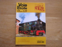 VOIE ETROITE N° 169 Revue APPEVA Train Tram Tramways Autorail Chemins De Fer Rail CF Corse Cévennes Somme Omois - Railway & Tramway