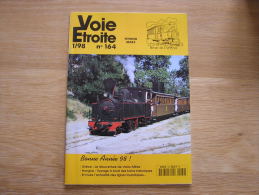 VOIE ETROITE N° 164 Revue APPEVA Train Tram Tramways Autorail Chemins De Fer Rail CF Lyon Ouest Volos Millie Voiron - Spoorwegen En Trams