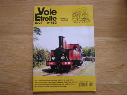 VOIE ETROITE N° 163 Revue APPEVA Train Tram Tramways Autorail Chemins De Fer Rail CF Provence Froissy Dompierre Puisaye - Bahnwesen & Tramways