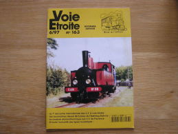 VOIE ETROITE N° 163 Revue APPEVA Train Tram Tramways Autorail Chemins De Fer Rail CF Provence Froissy Dompierre Puisaye - Spoorwegen En Trams