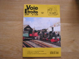 VOIE ETROITE N° 159 Revue APPEVA Train Tram Tramways Autorail Chemins De Fer Rail Suède St Etienne Froissy Velay - Bahnwesen & Tramways