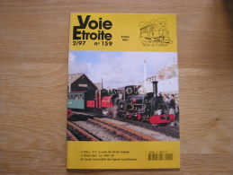 VOIE ETROITE N° 159 Revue APPEVA Train Tram Tramways Autorail Chemins De Fer Rail Suède St Etienne Froissy Velay - Spoorwegen En Trams