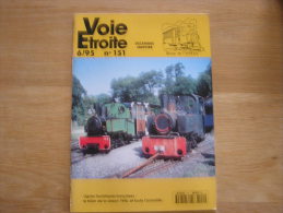 VOIE ETROITE N° 151 Revue APPEVA Train Tram Tramways Autorail Chemins De Fer Rail CF Cotentin Cévennes Mure Eure - Spoorwegen En Trams