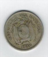10 Centavos 1919, VF. - Ecuador