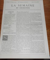 La Semaine Des Constructeurs. N°40. 29 Mars1890. Pavillon De La Ville De Paris.Barrière En Fer Et Bois. - Revues Anciennes - Avant 1900