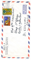 VEND TIMBRE DE NOUVELLE - CALEDONIE N° 383 + P.A. 151 , SUR LETTRE !!!! - Lettres & Documents