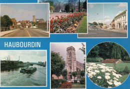 CPSM - HAUBOURDIN - MULTIVUES - Coul - Déb 70 - - Haubourdin