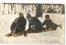 Canada - Montréal - Canadian Winter Sports - Bob Sleighing En 1913 - Montreal