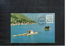 Yugoslawien / Yugoslavia / Yougoslavie 1976 Perast Maximumcard Selten / Scarce - Cartas & Documentos