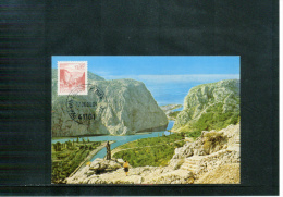 Yugoslawien / Yugoslavia / Yougoslavie 1980 Omis Maximumcard Selten / Scarce - Storia Postale