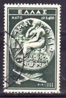 221 - Grece 1954 - PA Yv.no.67 Oblitere - Usati