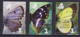 Finland 2007 Mi. 1861-63 Schmetterling Butterfly Papillon Complete Set !! - Oblitérés