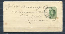 Great Britain  Postal Stationary Cover To London  1/2 Penny - Postwaardestukken