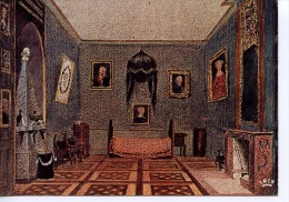 Ferney Voltaire (ain) : Intérieur De La Chambre De Voltaire Gravures Anciennes N° 93 édit Théojac - Ferney-Voltaire