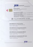GERMANY: O-2292 12/95 "VEW Energie AG" (5.000 Ex) In Folder. MINT - O-Serie : Serie Clienti Esclusi Dal Servizio Delle Collezioni